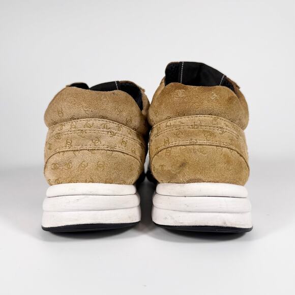 Chanel 22A Suede CC Print Sneaker - Women’s 9 - Picture 4 of 10